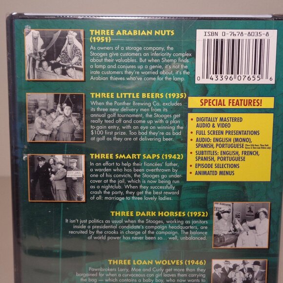THE THREE STOOGES / Three Smart Saps / New DVD / Special Features / 5 Episodes - Picture 4 of 7